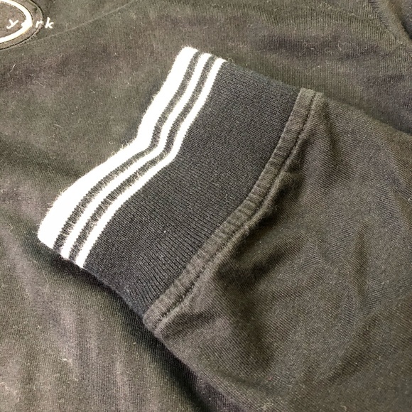 Supreme New York Black Crewneck Sz Large L/S Shirt - Picture 4 of 6